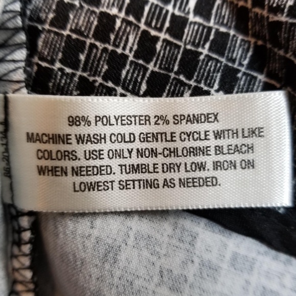 Ronson B & W Checked Pants, Size 10, EUC - Picture 5 of 7